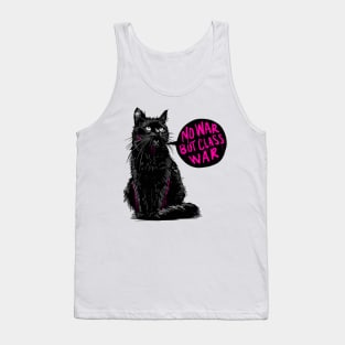 No War But Class War Cat Tank Top